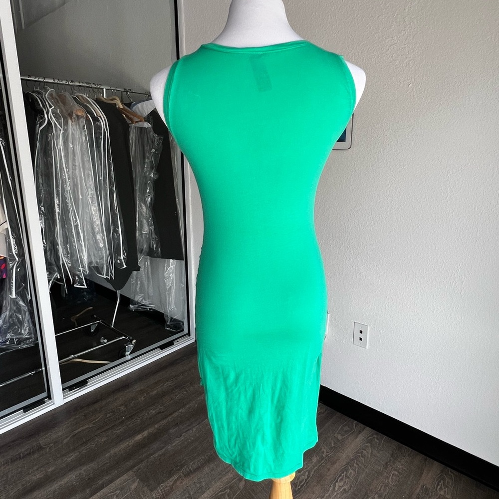BoBi Los Angeles Emerald Green dress Size XS - Picture 4 of 6